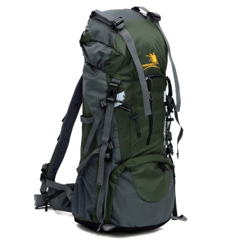 Large Capacity Waterproof Nylon Backpack Mountaineering Green May 2018 - 2 Large Capacity Waterproof Nylon Backpack Mountaineering Green - 2
