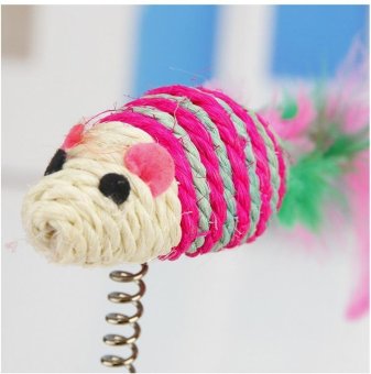 Print Cat Toy Cat House Swinging The Ball Cat Furniture&Scratchers Cat Tree Scratch Toy For Pet Kitten Jumping - Intl April 2018 - 3 Print Cat Toy Cat House Swinging the Ball Cat Furniture&Scratchers Cat Tree Scratch Toy For Pet Kitten Jumping - intl - 3
