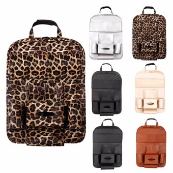 Leather Car Back Seat Organizer Pockets Folding Car Backseat Hanging Holder Storage Bags Tissue Bag Auto - Intl April 2018 - 4 Leather Car Back Seat Organizer Pockets Folding Car Backseat Hanging Holder Storage Bags Tissue Bag Auto - intl - 4