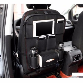 Leather Car Back Seat Organizer Pockets Folding Car Backseat Hanging Holder Storage Bags Tissue Bag Auto - Intl April 2018 - 2 Leather Car Back Seat Organizer Pockets Folding Car Backseat Hanging Holder Storage Bags Tissue Bag Auto - intl - 2