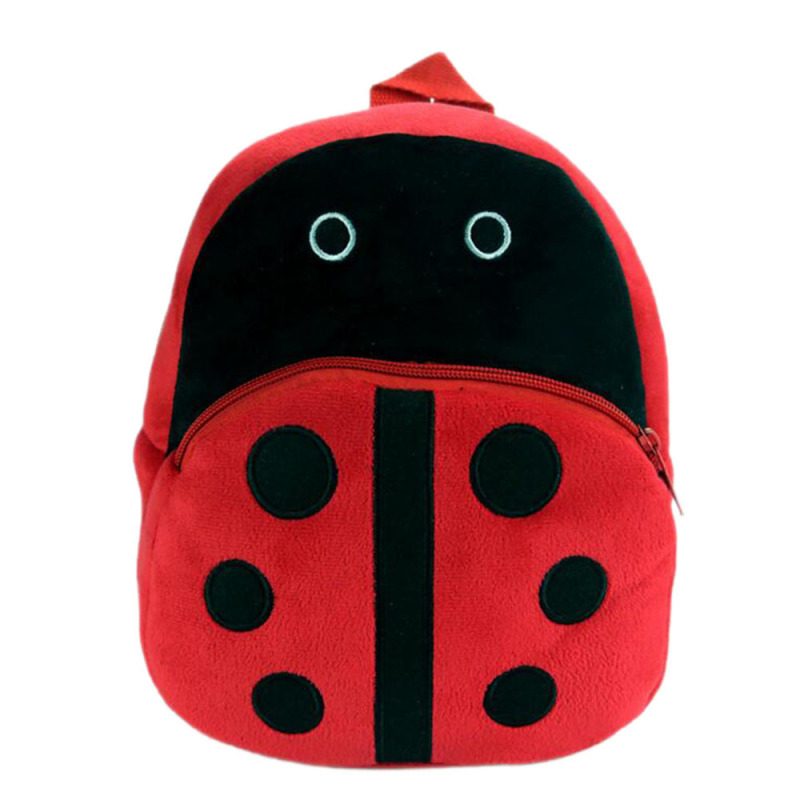 Kids Babies Cartoon Animal Pattern Kids Child Small Soft Plush
Schoolbag School Bag Backpack Red Ladybird