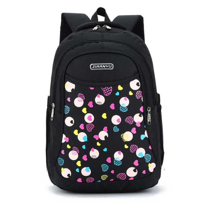 Kids Boys Girls Large School Bags Backpack Shoulder Bookbags Fashion Rucksack Black - intl