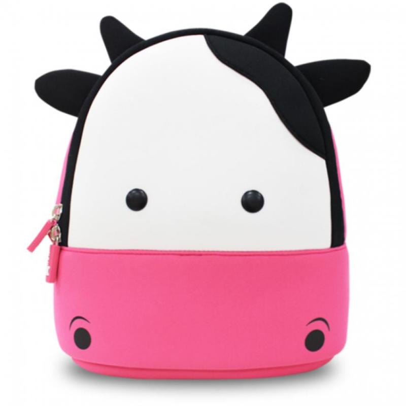 KinderBrands Nohoo Ergonomic Zoo Cow Kids’ Neoprene Backpack School Bag
