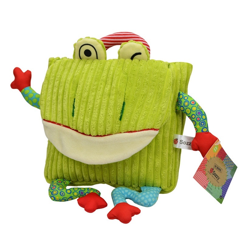 Lovely Stuffed Animal Toy Cartoon Backpack Size:25*20cm - intl
