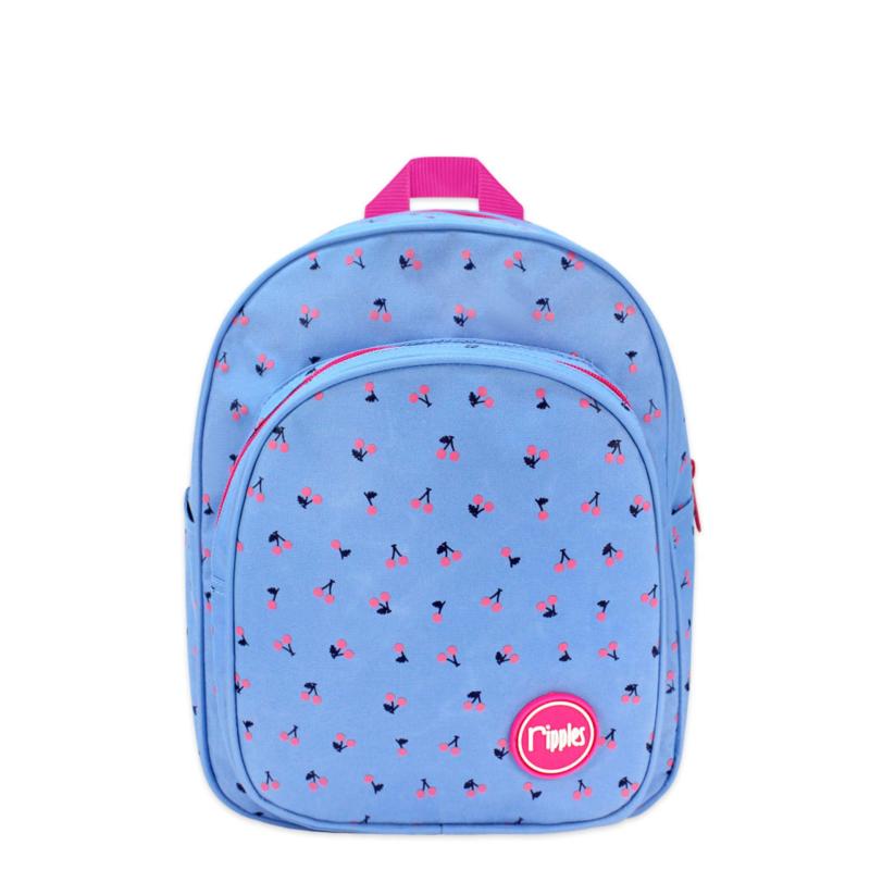 Ripples Kids Backpack Cherry (Mid Blue)