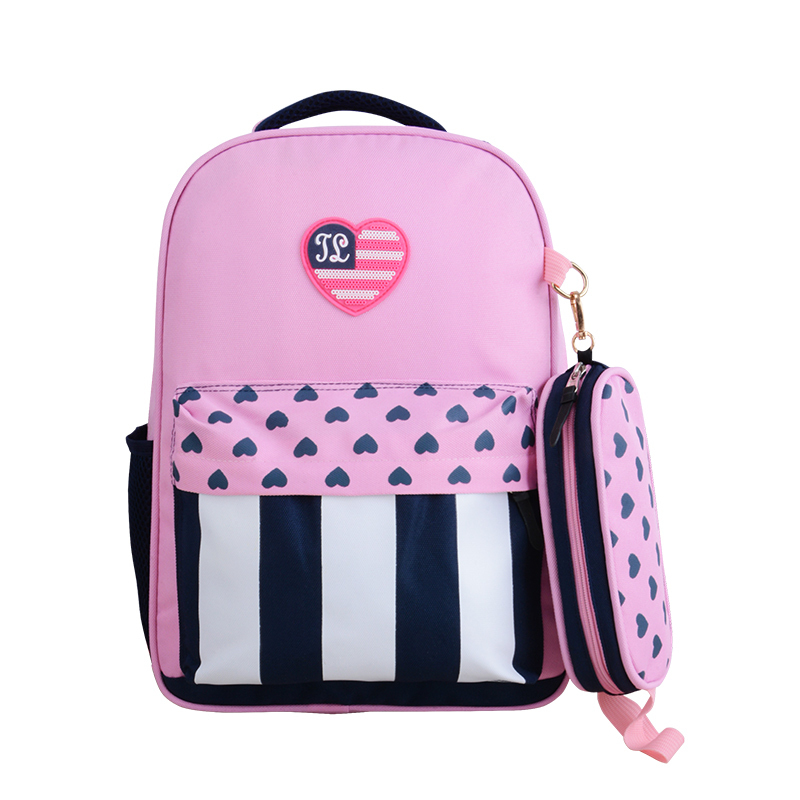 Rising Bazaar New Students Backpack Schoool Bags 5667 (Pink) -
intl
