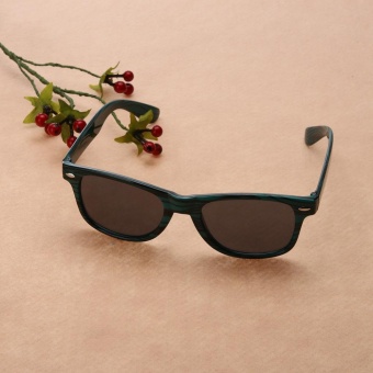 Zebra Print Wood Like Classic Sunglasses(Green)-one Size - Intl April 2018 - 4 Zebra Print Wood Like Classic Sunglasses(Green)-one size - intl - 4