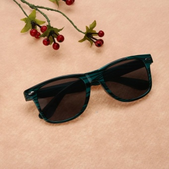 Zebra Print Wood Like Classic Sunglasses(Green)-one Size - Intl April 2018 - 3 Zebra Print Wood Like Classic Sunglasses(Green)-one size - intl - 3