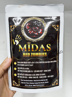 MIDAS CÁM CHÌM CAO CẤP THỨC ĂN CHO CÁ LA HÁN HỖ TRỢ TOÀN DIỆN GÓI  (RED ZOOMBIES)