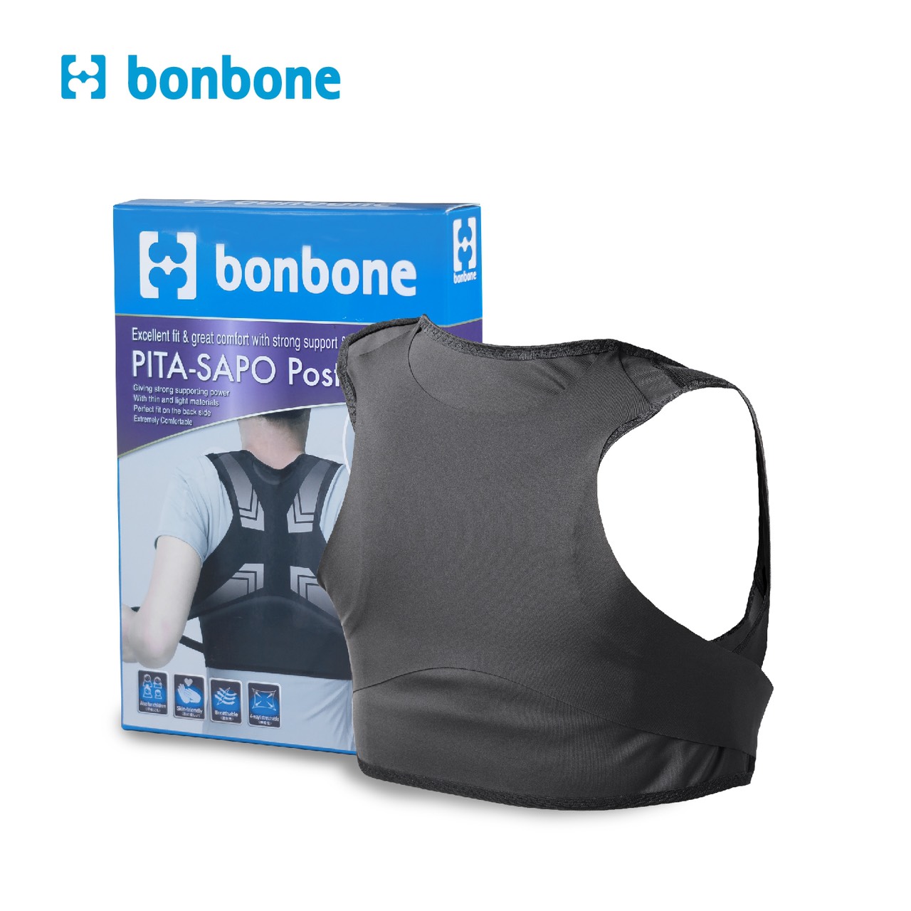 Đai chống gù lưng – pita sapo posture bonbone