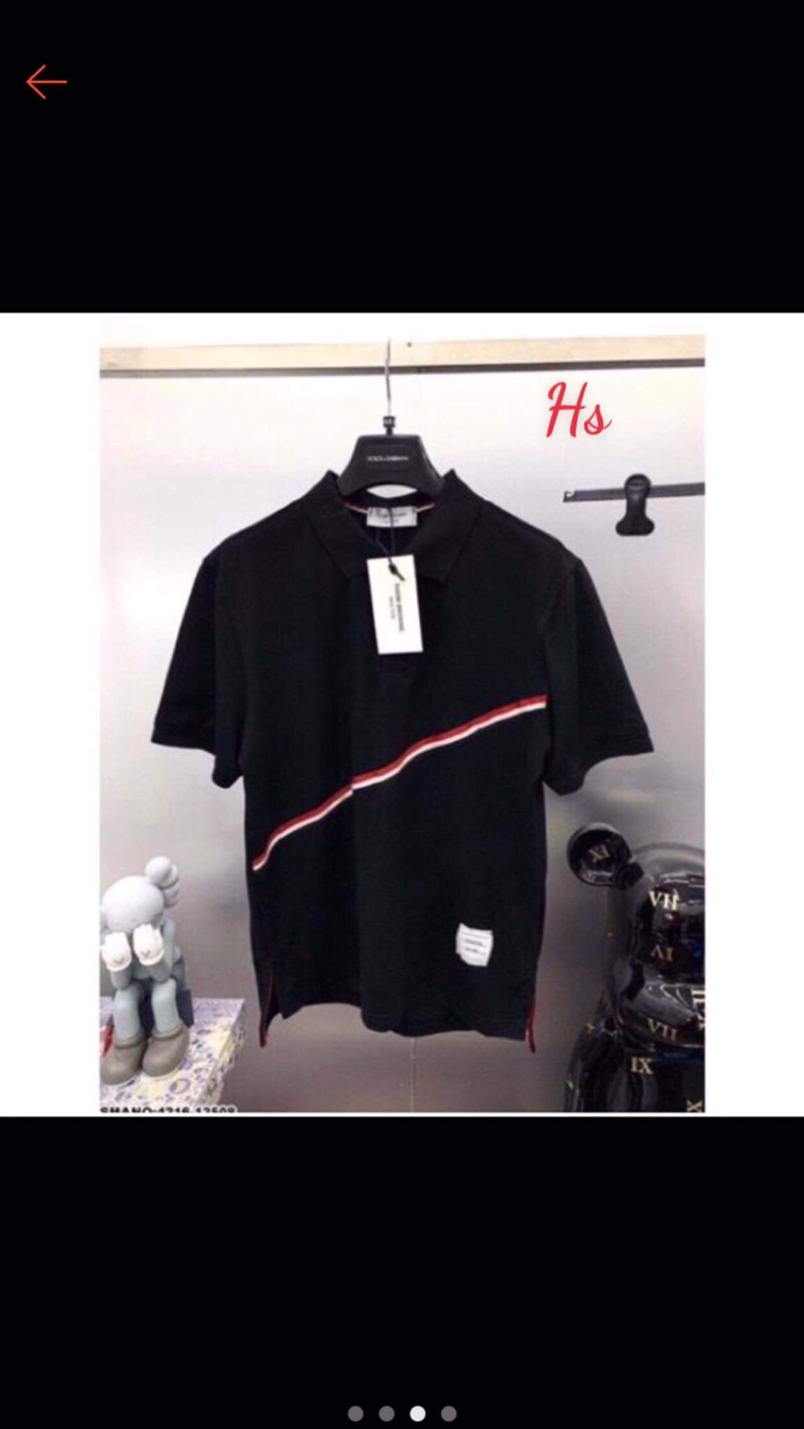 Áo polo nam nữ thom cổ bẻ vạch chéo siêu hót hs39m