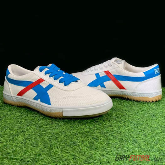 Giày Bata Warrior 27A - Trắng Xanh Đỏ