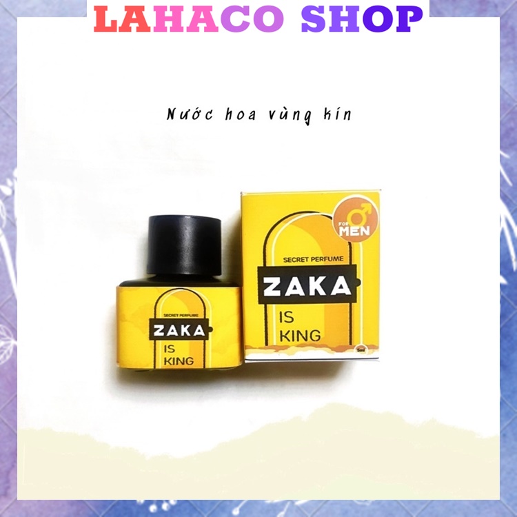 Nước hoa vùng kín nam zaka is king lahaco shop tinh dầu nước hoa vùng kín nữ khử mùi thơm lâu 5ml