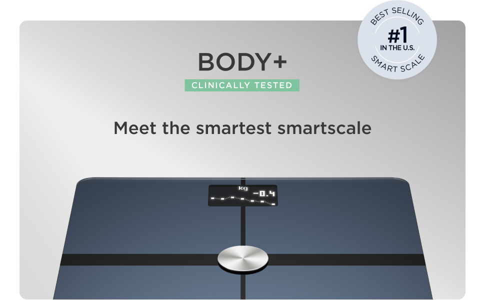 Withings - Body+ Body Composition Smart Wi-Fi Scale - White