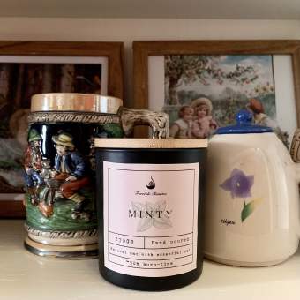 Nến thơm Handmade Cao Cấp - Foret de Tomates - Hương Minty