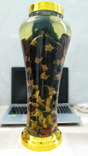 Bìm bịp ngâm rượu bình 7L, (cam kết nguyên cốt)