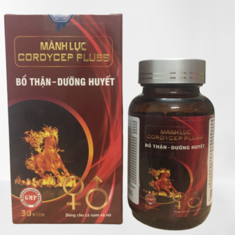 Bổ Thận Cordycep - Bổ Thận, Tráng Dương, Tăng Cường Sinh Lý