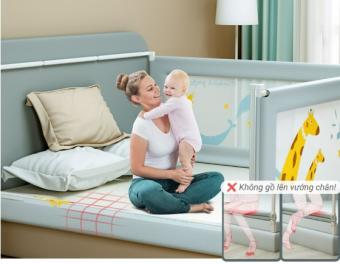 Thanh chắn giường bảo vệ an toàn cho bé yêu  hàng nhập