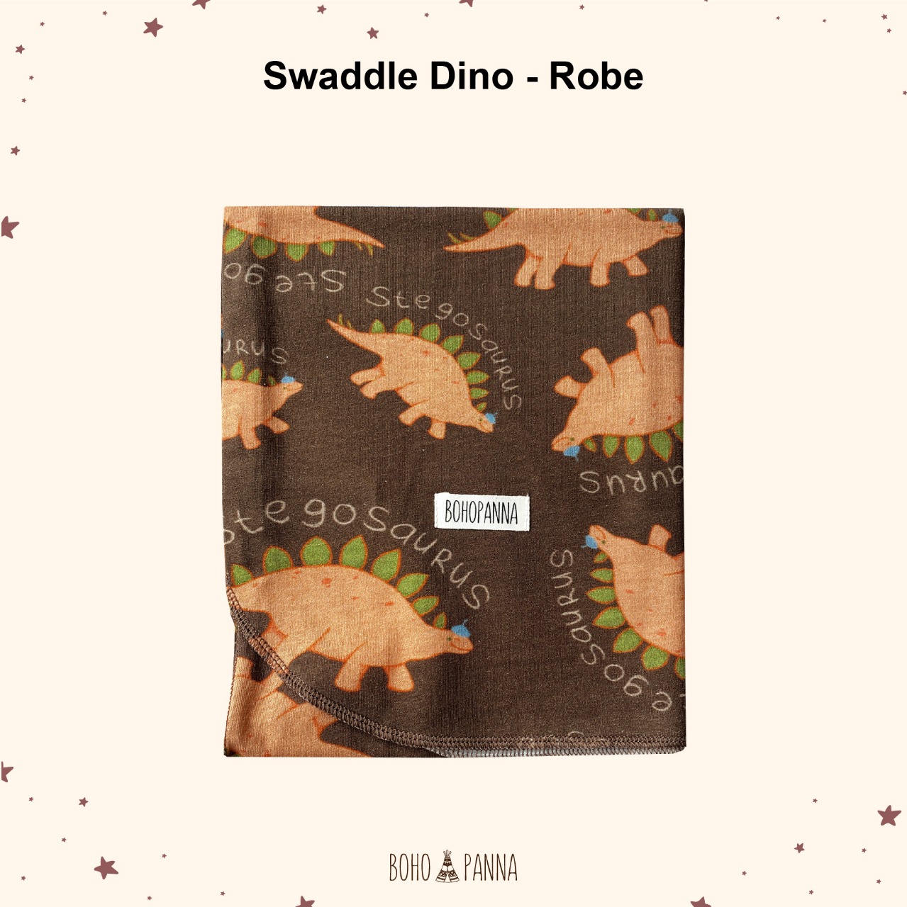 BOHOPANNA - SWADDLE DINO - Bedong Bayi