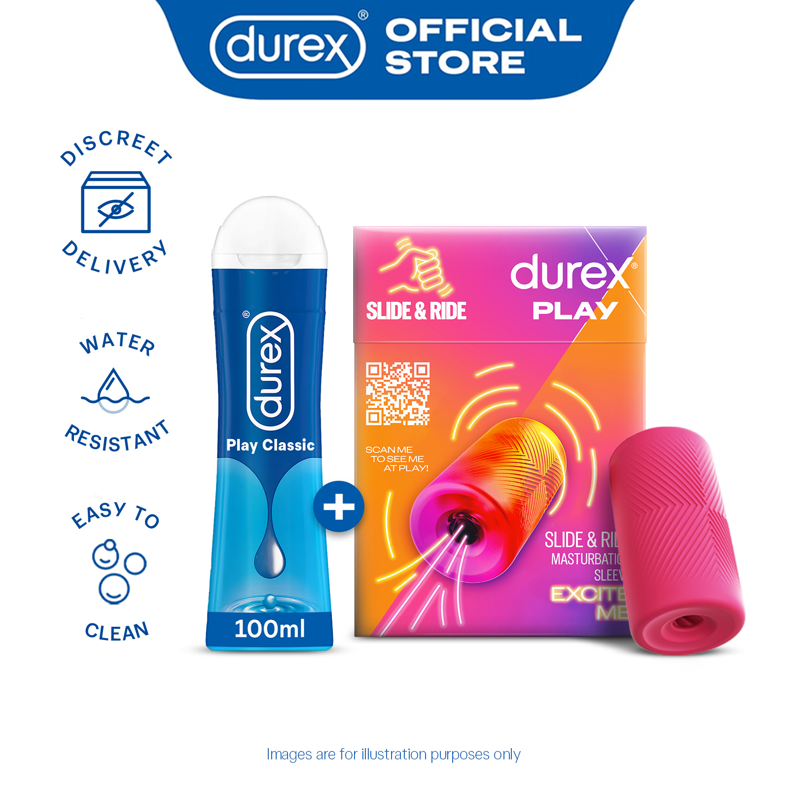 Durex Adult Toys Play Slide & Ride Masturbation Sleeve Sex Toy | Lazada  Singapore
