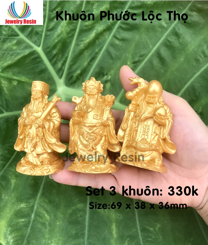Khuôn Epoxy Resin, Khuôn Silicone, Khuôn Phước Lộc Thọ, Khuôn Phúc Lộc Thọ