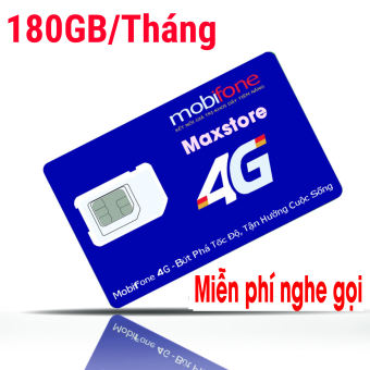 SIM 4G MOBIFONE C90N 180GB( 6GB/NGÀY ) và Miễn phí cuộc gọi /tháng.