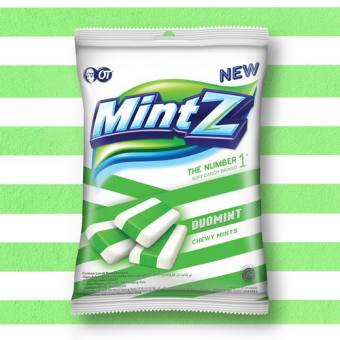 Kẹo Mềm MintZ Duomint Chewy Mints Vị Bạc Hà (Gói 115g-Lá)