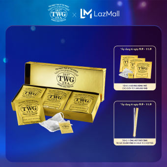 Trà TWG Tea - Earl Grey Buddha Tea (2.5g x 15 túi lọc) | Trà Xanh