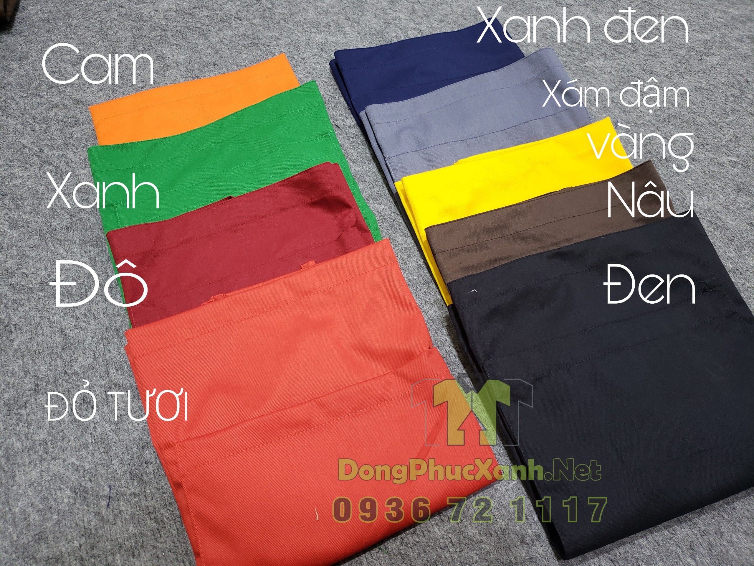 [HCM]Tạp dề phục vụ Tạp dề cho nam Tạp dề trơn Tạp dề ngắn Tạp dề ngang lưng Mẫu tạp dề đẹp làm đồng phục