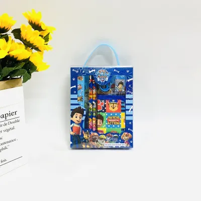 6PCS Children Stationery Set Pencil Eraser Rule Wallet Goodie Bag Birthday Gift Children Day Gift (15)