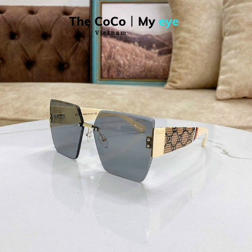 Kính mát Gucci không gọng vuông thời trang dành cho nữ phong cách thời thượng