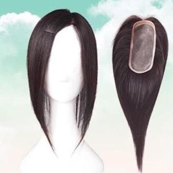 Tóc giả nữ đẹp Tóc giả hai mái che hói che bạc