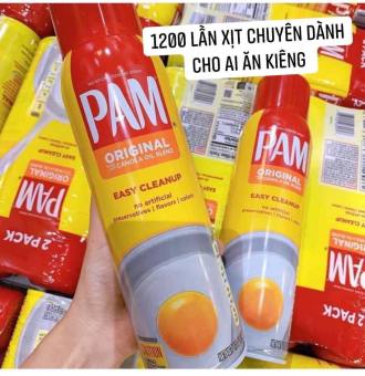 Dầu ăn kiêng 0 calo dạng xịt PAM chính hãng (12oz)