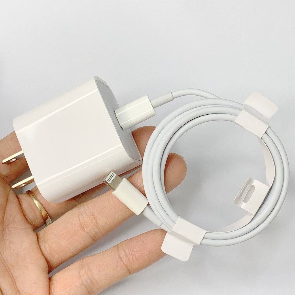 Sạc nhanh pd 20w usb-c to lightning ,cáp sạc nhanh + củ sạc nhanh