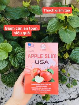 THẠCH TÁO GIẢM CÂN ĐẸP DA, ĐẸP DÁNG AN TOÀN HIỆU QUẢ ,1 HỘP 10 GÓI