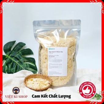 Hạnh Nhân thái lát sấy chín bịch 500g sử dụng trong bánh ngọt, bánh quy và món chè khúc bạch, ăn sáng cùng ngũ cốc và trang trí món ăn