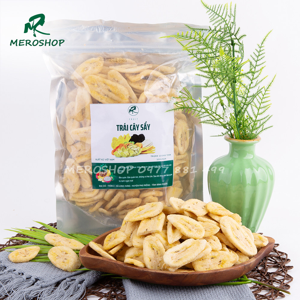 Chuối sấy giòn đà lạt