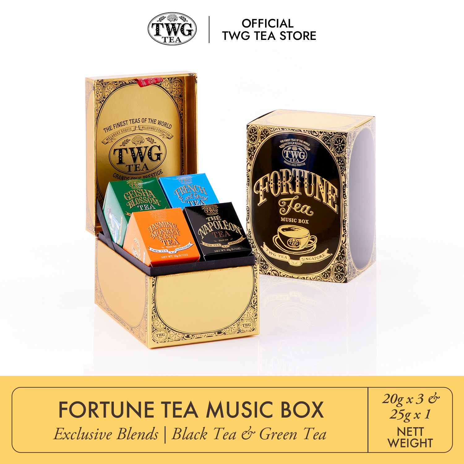 TWG Tea | Tea Route Duo Weekend Tea Set in Haute Couture Tea Tin