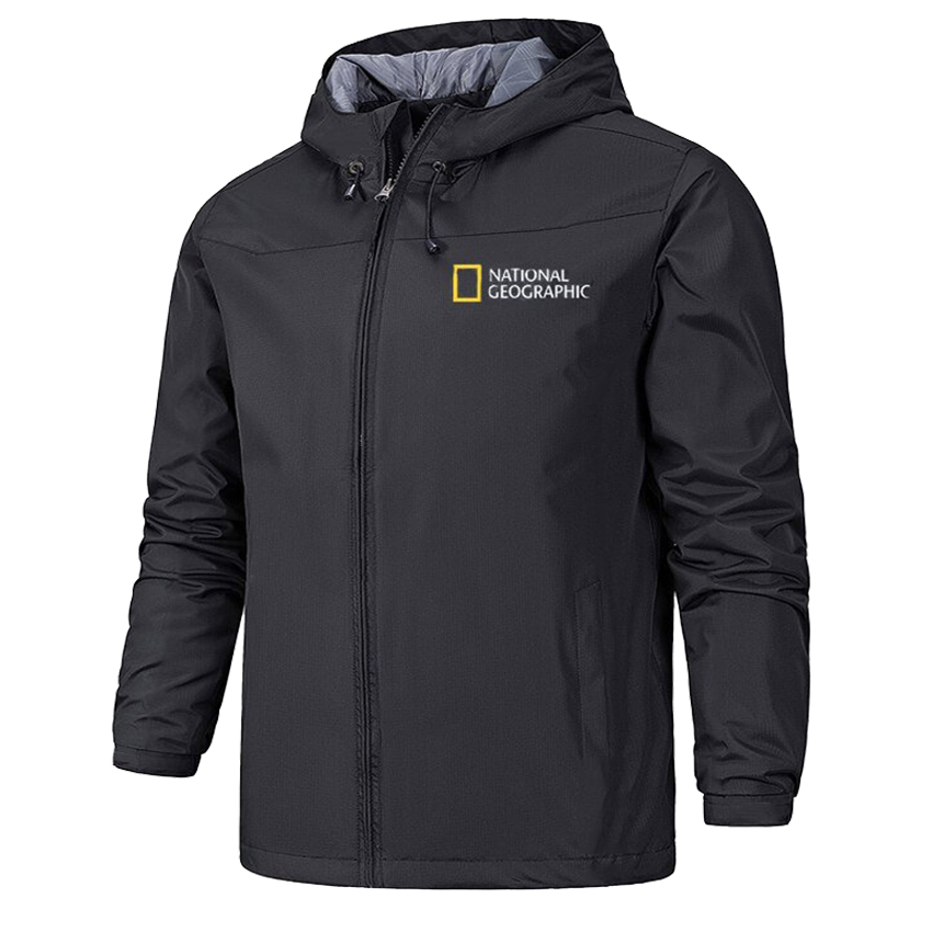 Áo Khoác Dù Có Nón Chống Nắng Cực Chất, Áo 2 Lớp Bên Trong Lót Vải Dù Mỏng Có Túi Trong