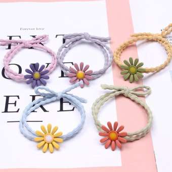 Dây buộc tóc hoa cúc siêu xinh (giao màu ngẫu nhiên)