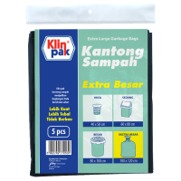 Klinpak Kantong Sampah Extra Besar 100 x 120 - Plastik Sampah