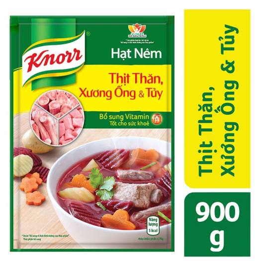 Hạt nêm Knorr bịch 900g đảm bảo sản phẩm đạt chất lượng tốt cam kết hàng nhận được giống với mô tả