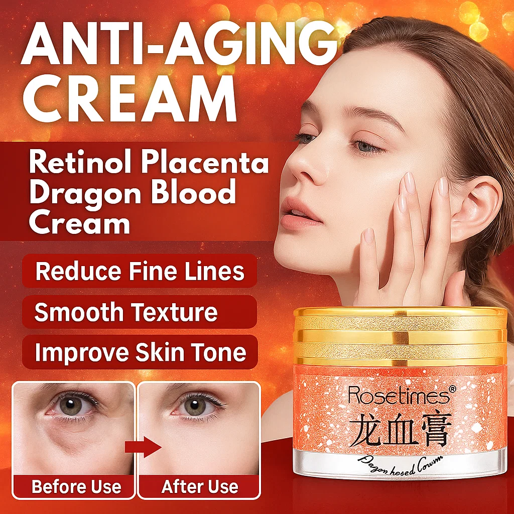 Retinol Placenta Dragon Blood Cream - Anti-Wrinkle Moisturizer For