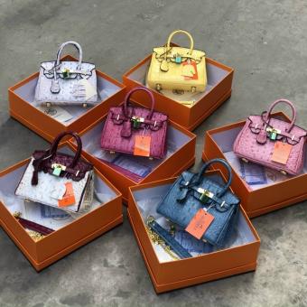 Túi Hm brikin cá xấu, sz 20