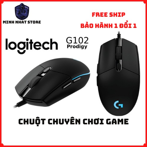 Chuột gaming chuột chơi game logitech G102 Led RGB 8000DPI tặng kèm lót chuột