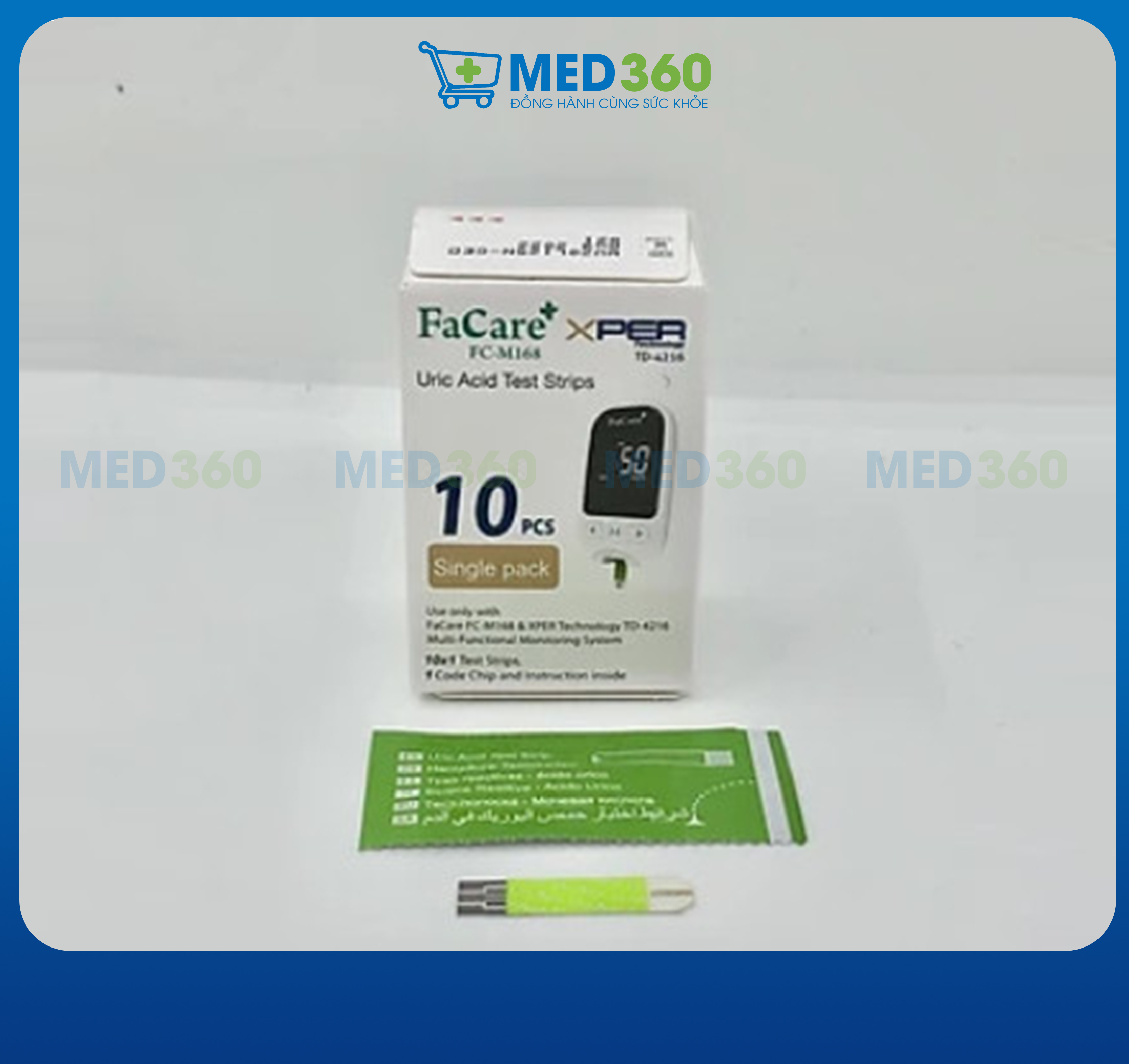 Que thử gout dành cho máy đo đa thông số facare fc-m168 - tbyt med360
