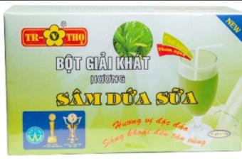 BỘT GIẢI KHÁT HƯƠNG SÂM DỨA SỮA 18Gói x14g