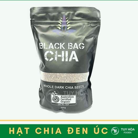 Hạt CHIA đen - Nhập khẩu Mexico - Túi 500g