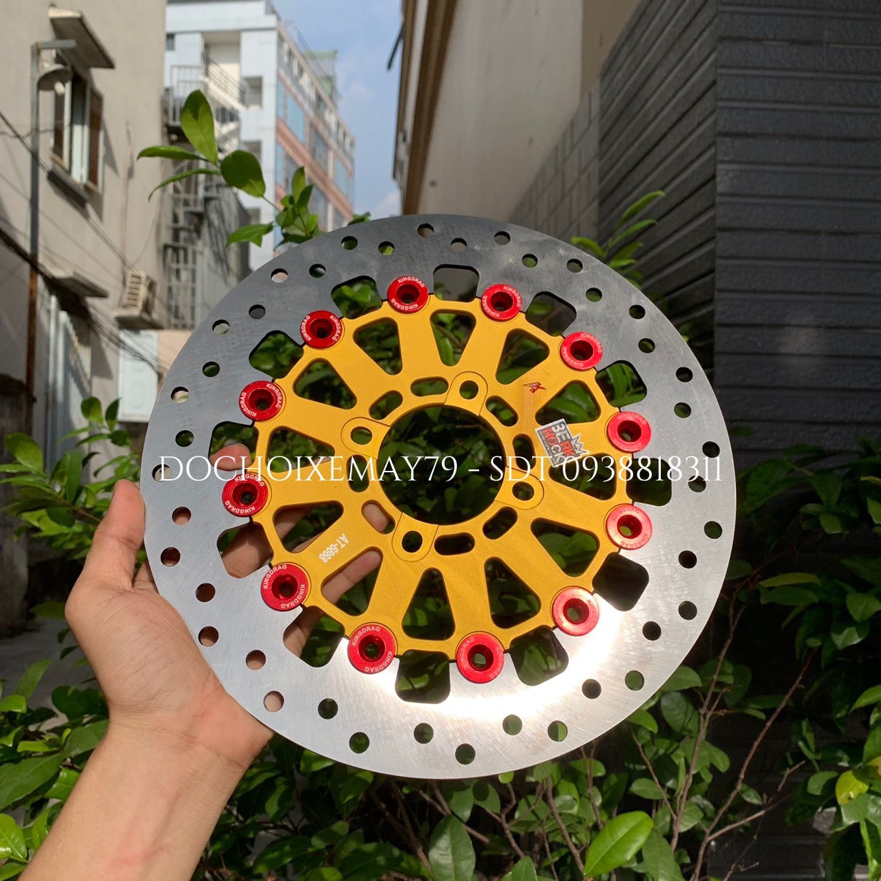 Đĩa thắng King Drag size 267mm gắn mọi loại xe