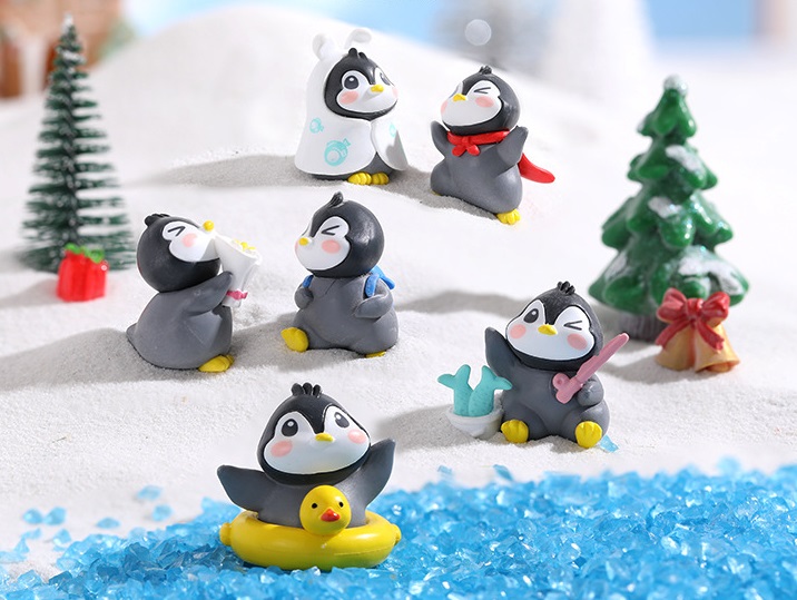 Happy Birthday Cake Topper Penguin Hat Snowflake Anniversary Cupcake Toppers  Baking DIY Party Flag Baby Shower Cake Decor Xmas - AliExpress